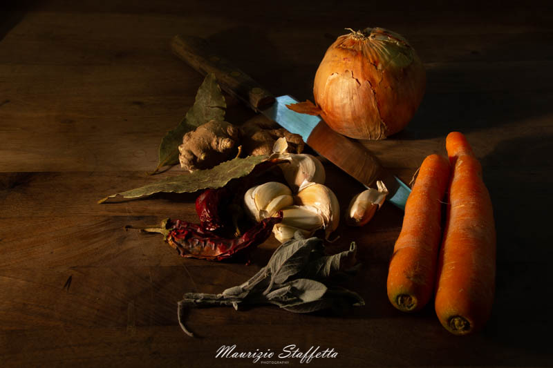 Still Life. Caravaggio's table